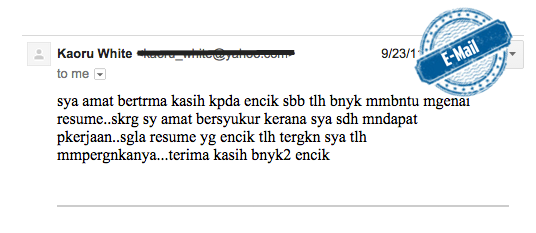 Rahsia Resume Kerja